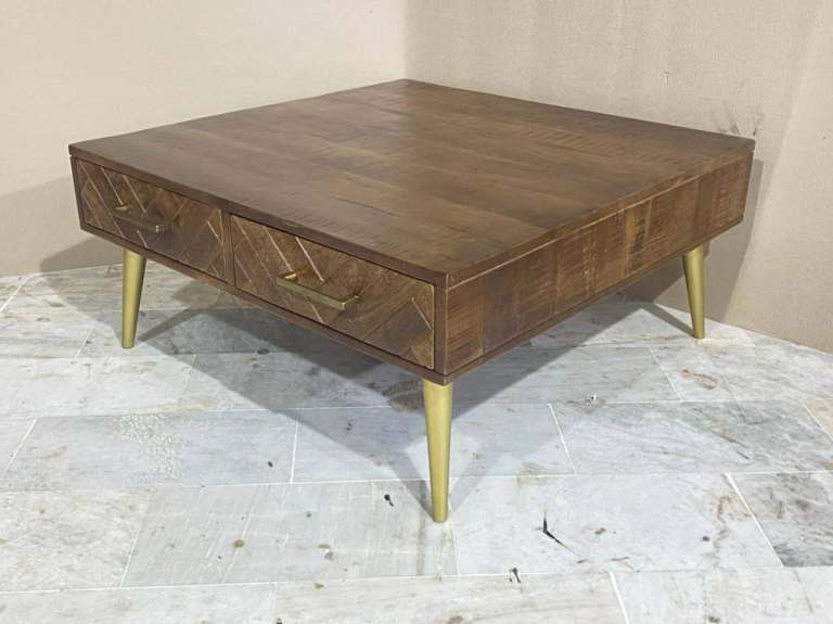 Dark walnut coffee table 