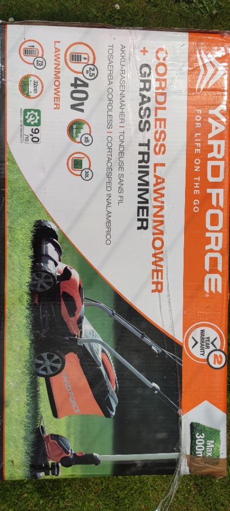 Yardforce Cordless Lawnmower & Trimmer
