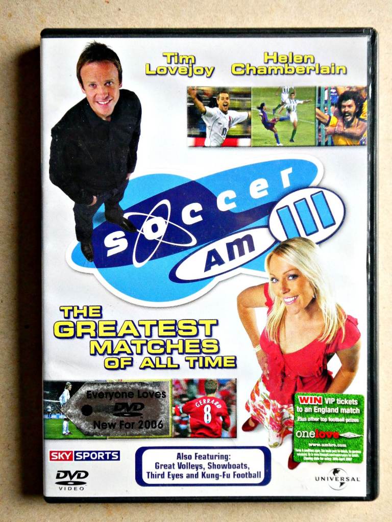 Soccer AM III – Tim Lovejoy and Helen Chamberlain - DVD – Free UK P&P!!