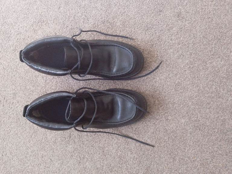 Men's black leather Timberland boots