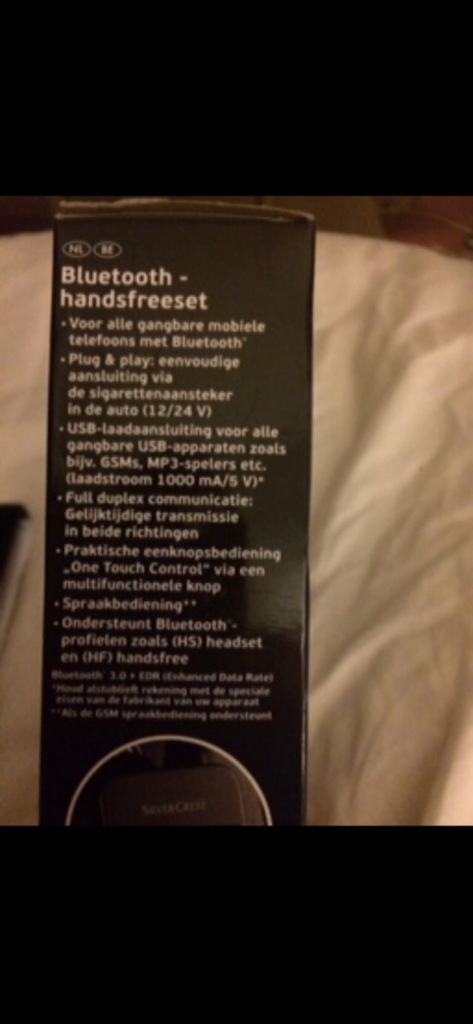 Bluetooth car hands free kit NEW boxed! Silver crest, 