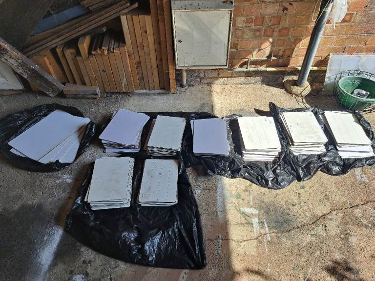 FREE A4 Wooden Whiteboards x 150 and 4x A3 size USED * Ideal for Charity or Education *