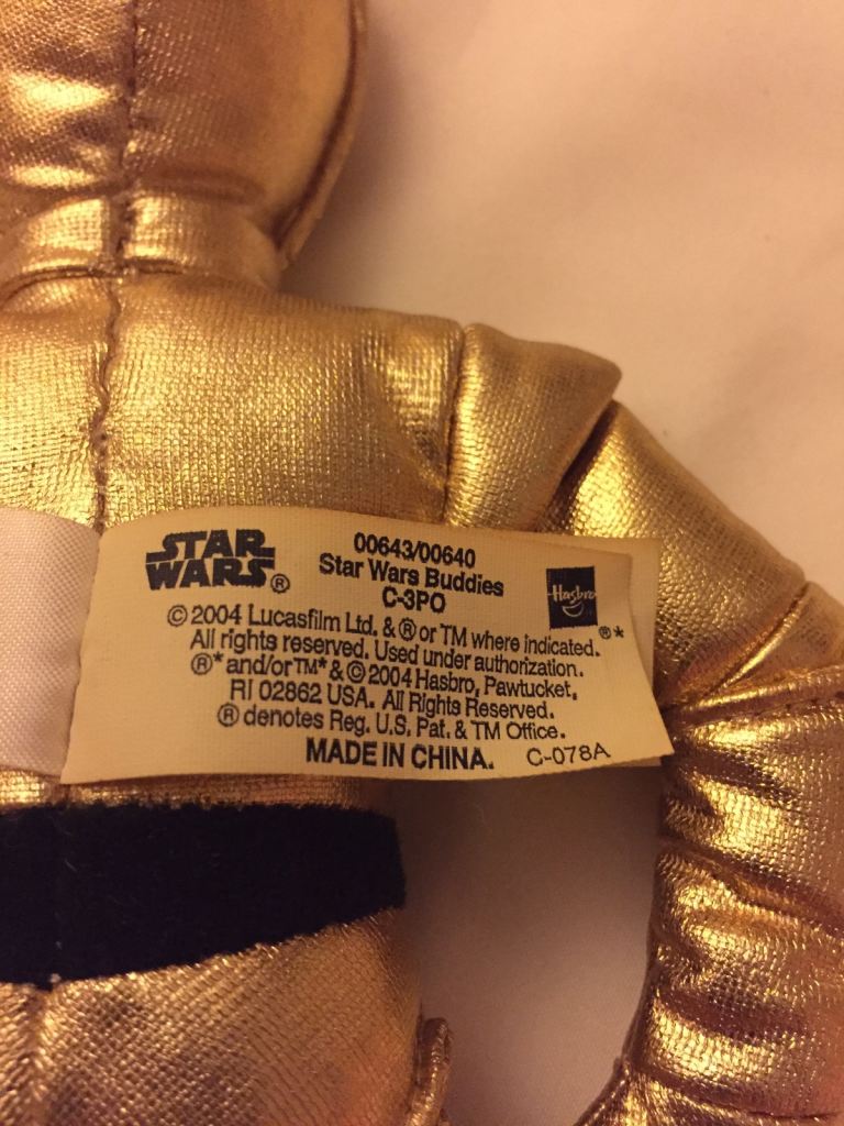 5 x Star Wars soft toys