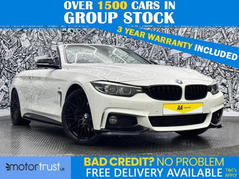 2017 BMW 4 Series 2.0 430i M Sport Convertible 2dr Petrol Auto Euro 6 (s/s) (252 ps) Convertible ...