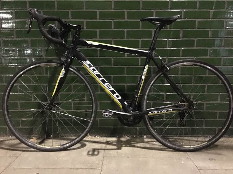 Carrera 7705 ALU 7 Racing Road Bike, Black/Yellow