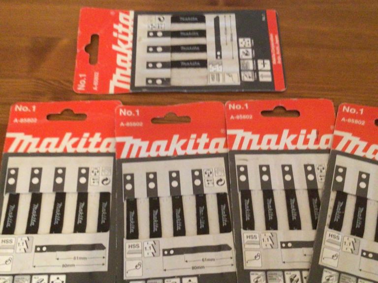 MAKITA A - 85802 50mm x 24TPI HSS JIGSAW Blade Bayonet ( Packs of 5 )