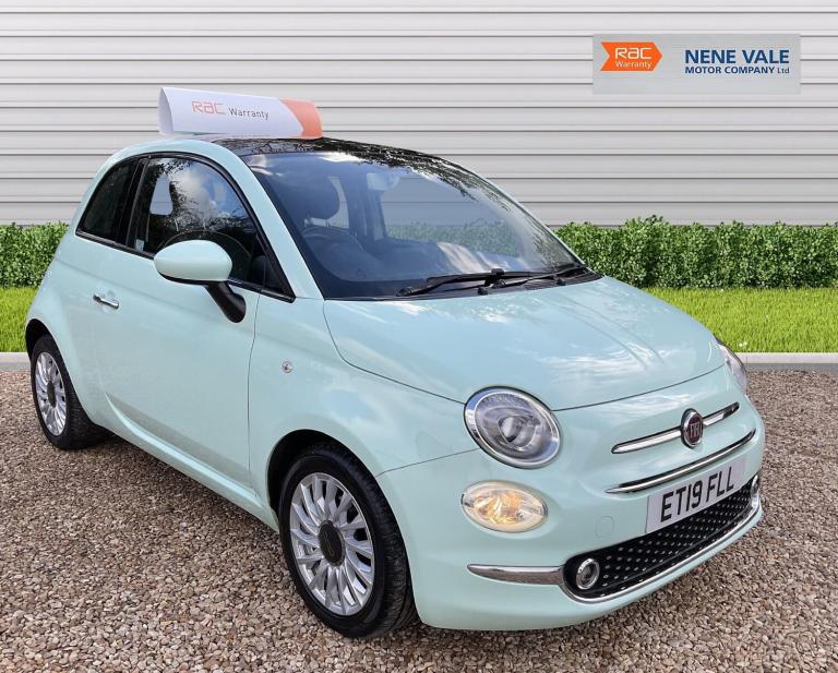2019 Fiat 500 1.2 Lounge Euro 6 (s/s) 3dr HATCHBACK Petrol Manual