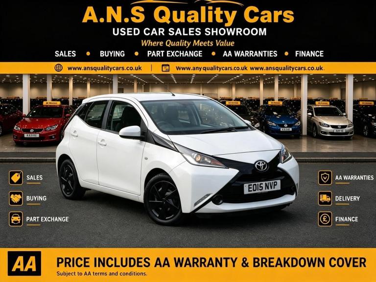 2015 Toyota AYGO 1.0 VVT-i x-play x-shift Euro 5 5dr Euro 5 HATCHBACK Petrol Automatic