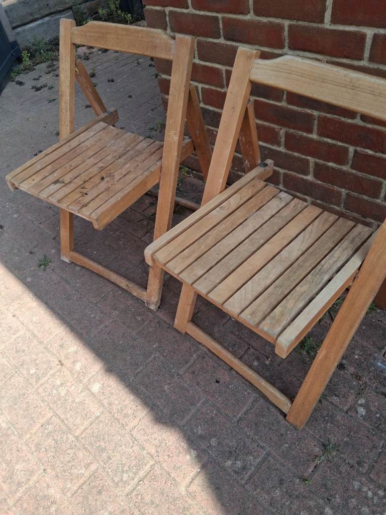 Wooden folding  chairs 