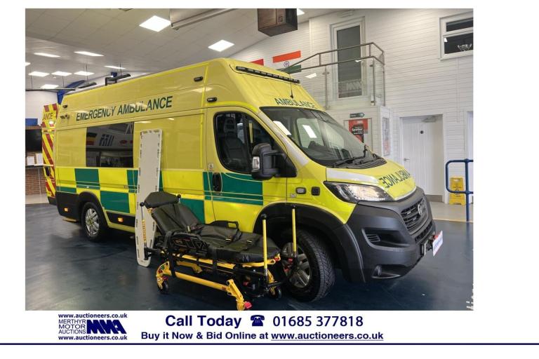 2020 Fiat Ducato 42 MAXI 2.3 MULTIJET 180PS AMBULANCE C/W STRYKER STRETCHER ---------------- PANE...