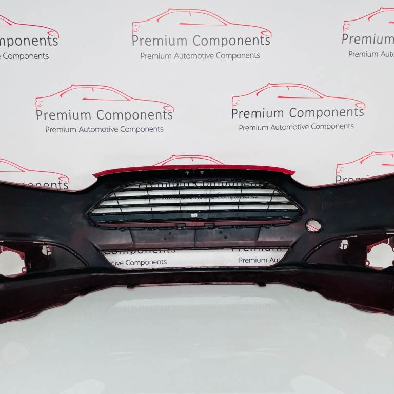 Ford Fiesta Front Bumper Genuine Red Candy Mk8 Zetec S 2013- 2016 [am29]