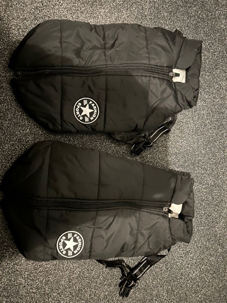 Doggy Kings 3 in one waterproof jacket black size 2xl