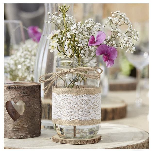 Wedding 50 mixed glass bottles and jars, wedding table decorations ?  