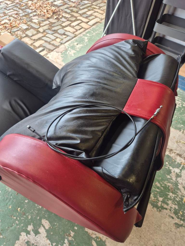 CareFlex Recliner Chair - Red/Black, Good Condition