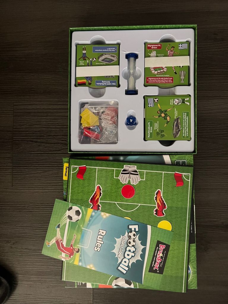 Brainbox Football Board Game 