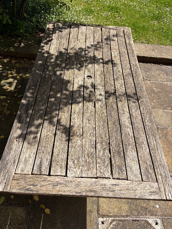 Large Garden Table - damaged - free to collect