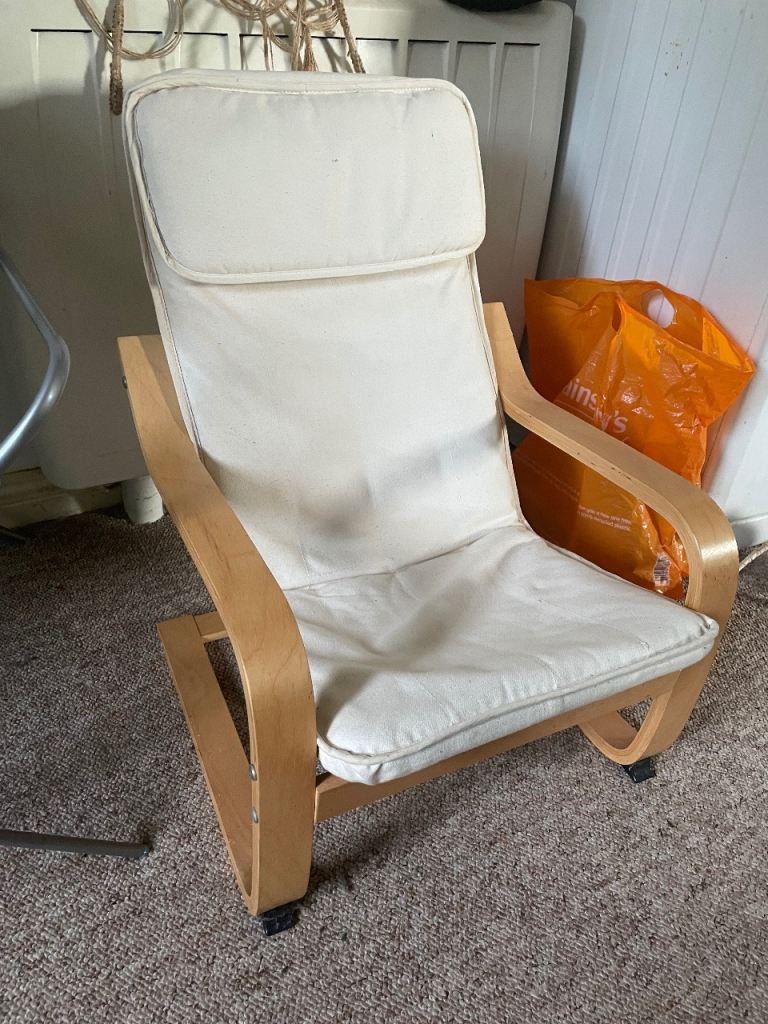 IKEA Kid’s Poang Chair, White
