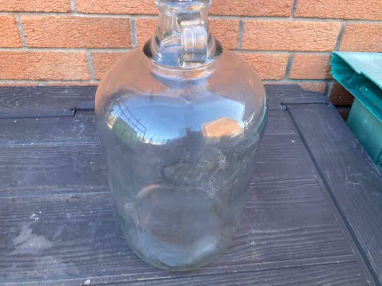 Italian Demijohn Oil/Wine container 