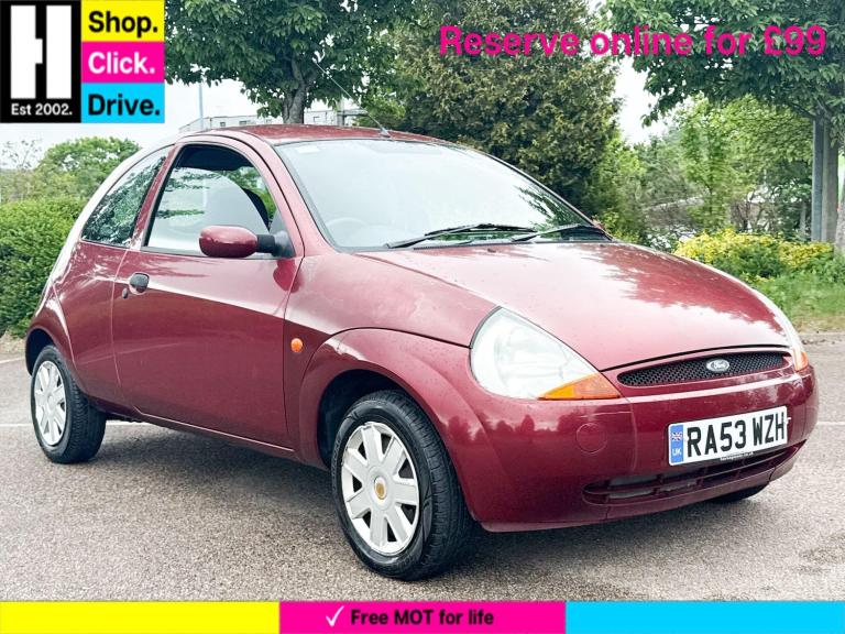 2003 Ford Ka 1.3 Hatchback 3dr Petrol Manual (147 g/km, 69 bhp) HATCHBACK Petrol Manual