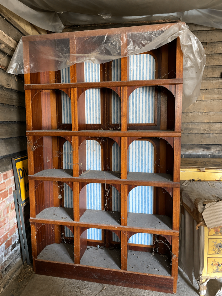 Bespoke Handmade Vintage Shop Display Cabinet – Celestial Body Shop – c.1987