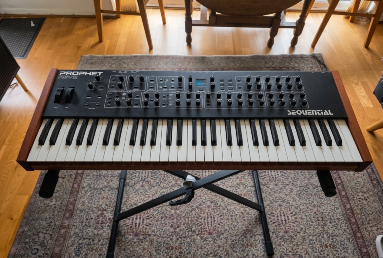 Prophet rev2 (16 voice) + JPO sound pack