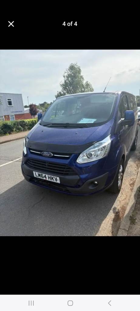 Ford transit custom breaking
