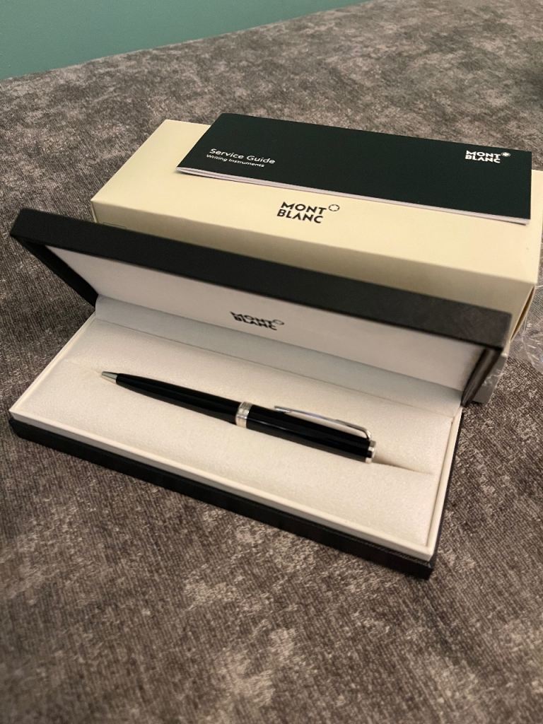 image for Mont Blanc Black Pen in original box 
