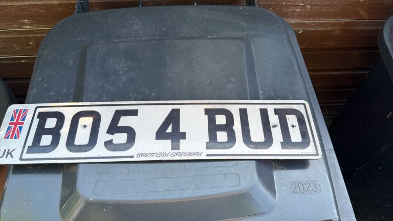 BO54BUD private numberplate plate