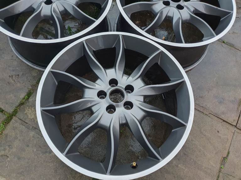 image for 20" JAGUAR ALLOY WHEELS DRACO x3 for XF X250 model (2007-2015) XK Dark Grey (Anthracite) £120/RIM