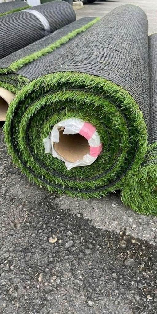 £11.50/sqm | GRASS FAKE ROLLS premium 30mm THICK | SIZE CUT TO