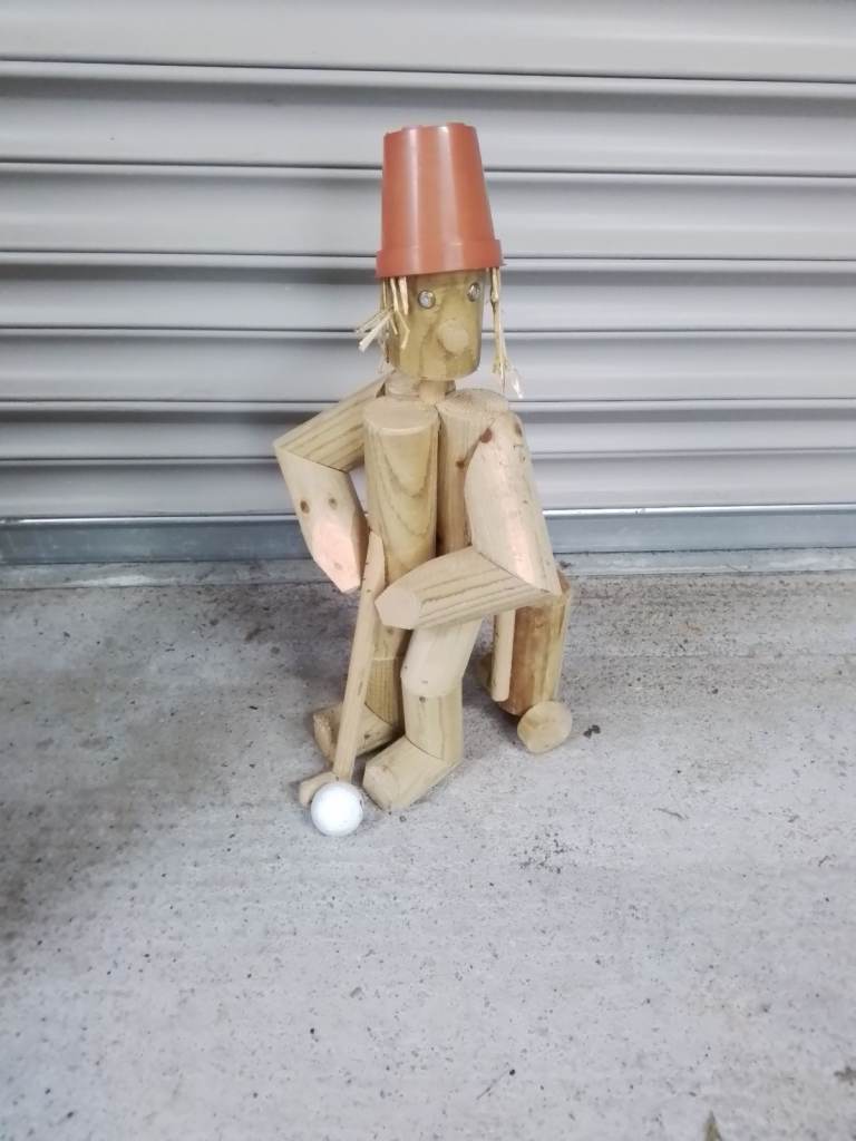 image for New flowerpot golfer  man 