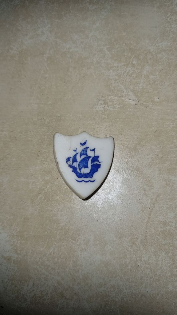 Authentic blue peter badge. 