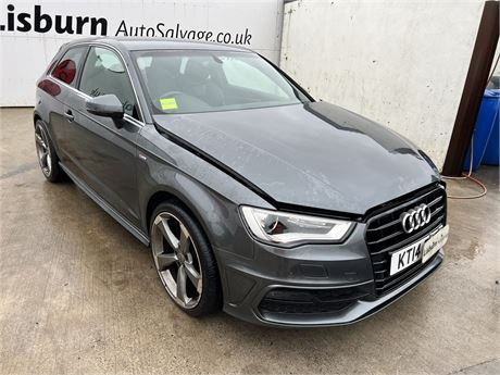 2016 AUDI A3 S LINE BREAKING SPARES AIRBAG LEATHER SEATS ALLOY DOORS AXLE HUBS CORNERS