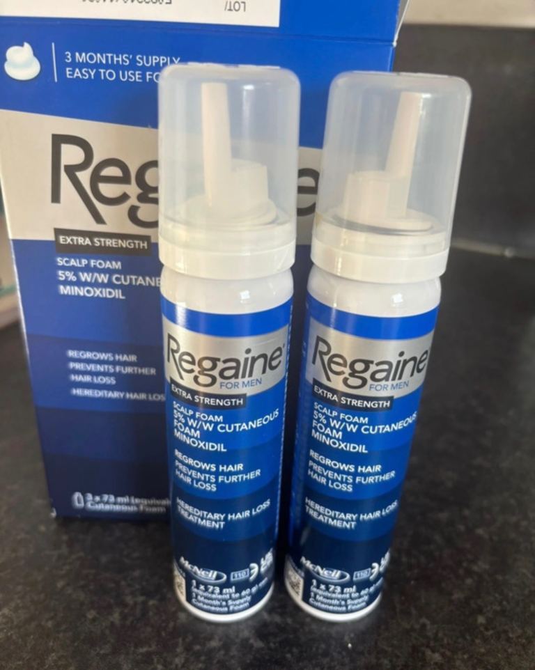 Regaine hair foam new x2 