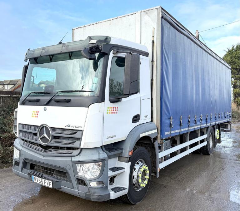 2015 MERCEDES ANTOS 2533 CURTAINSIDER TAIL-LIFT ROLLER SHUTTER DOOR 26 TON EURO6