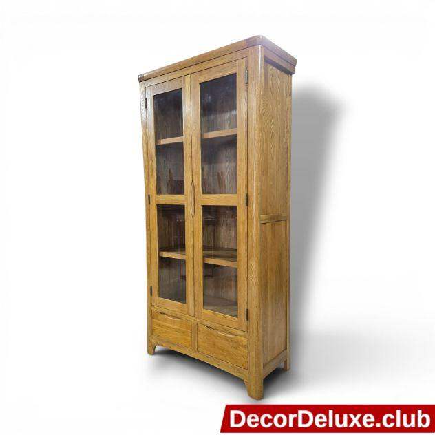 Oak Furniture Land Orrick Display Unit - Cabinet - Solid Oak - Can Deliver 020A