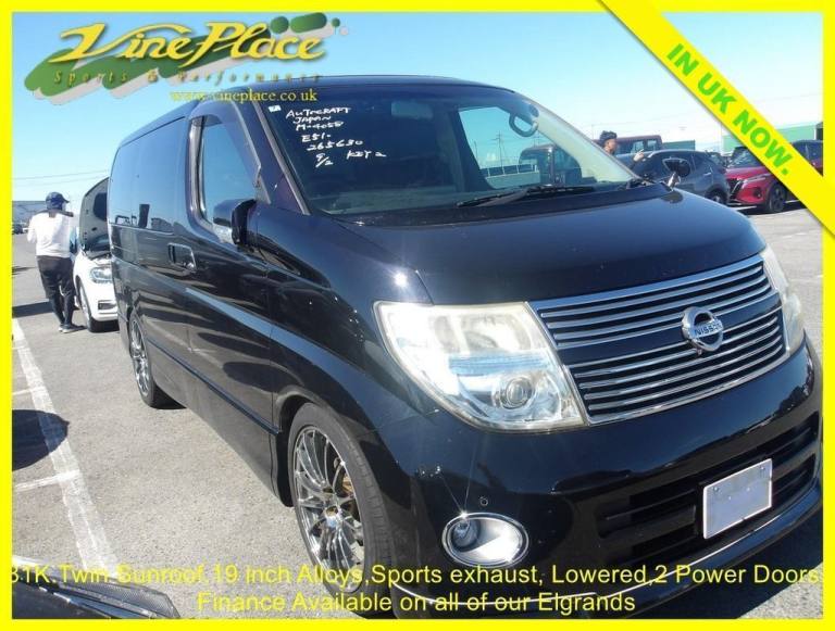 2008 Nissan Elgrand 3.5  Highway Star Black Leather Edition,Auto,8 Seats MPV Petrol Automatic