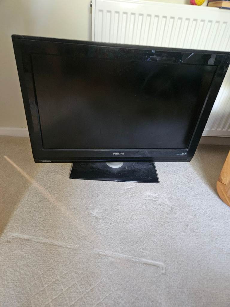 Philips Flat Screen TV – Black, Good Condition