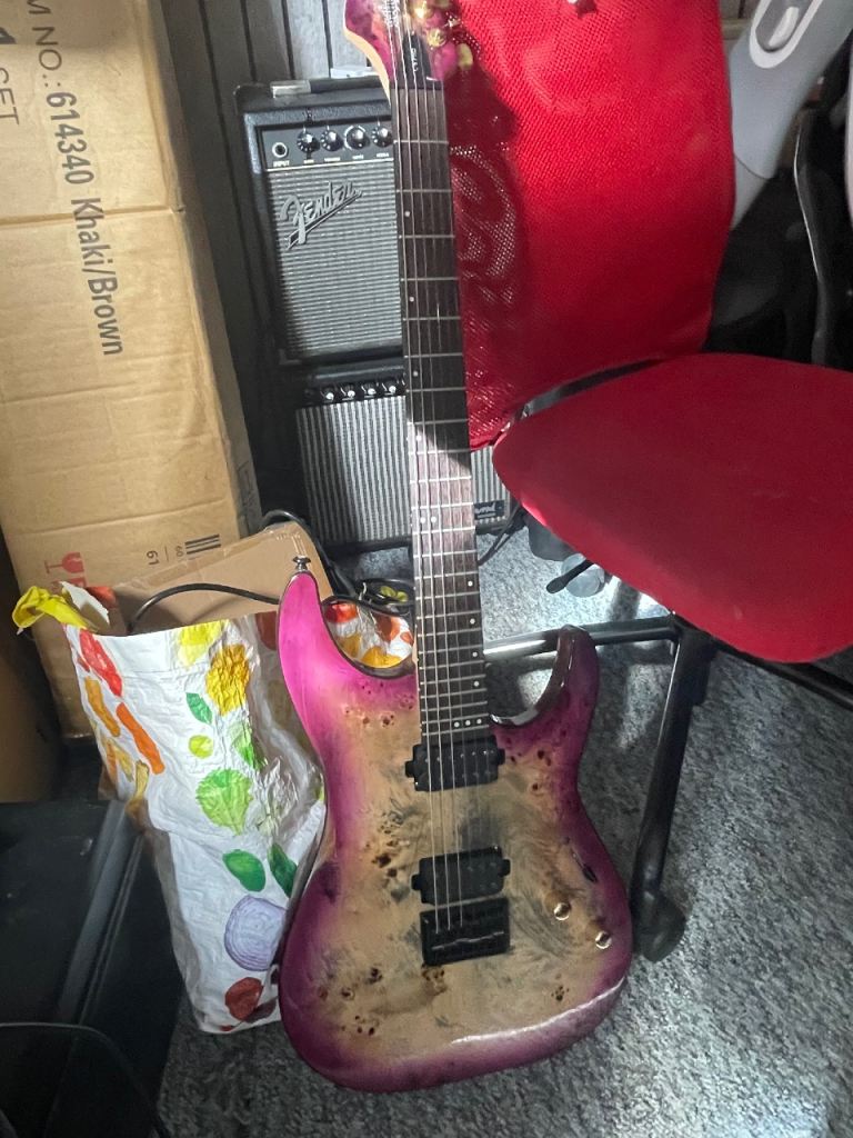 Schecter C-6 Pro Aurora Burst 