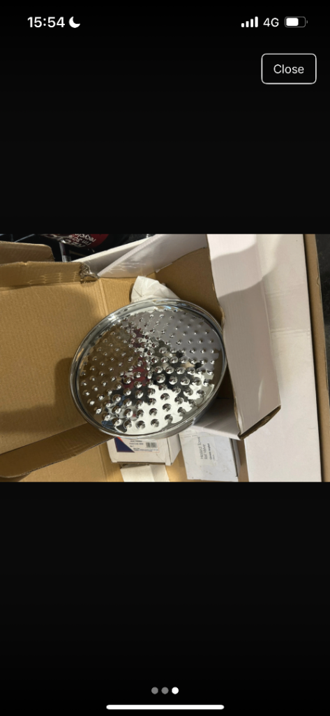 image for Fixed arm &  pan shower head 