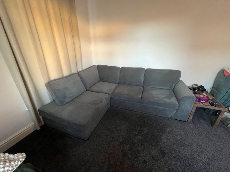 Grey Corner Sofa Brand New