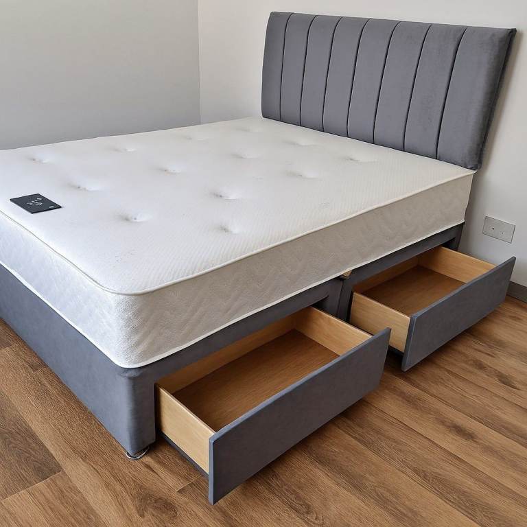 image for Weekend Discount Double & King size bed with Mattress !! Free & Fast delivery 