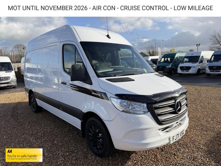 2021 Mercedes-Benz Sprinter 2.0 317 CDI Progressive Panel Van 5dr Diesel Manual RWD L2 H2 Euro 6 ...