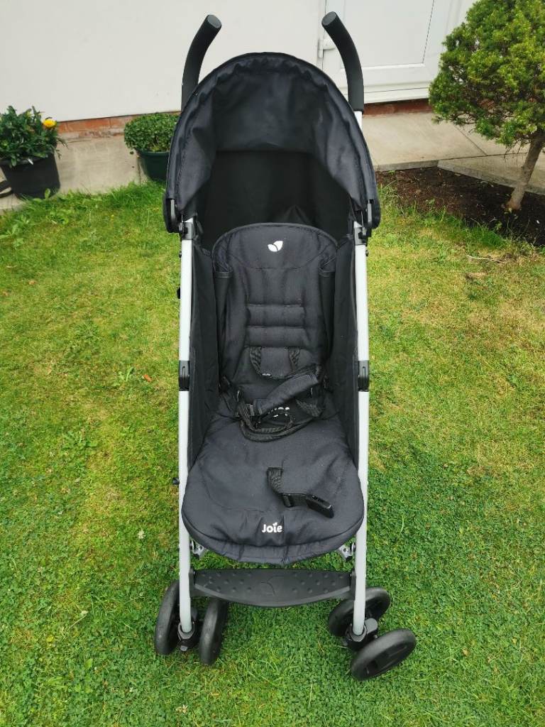 Joie Black Pushchair - Lightweight, Good Condition