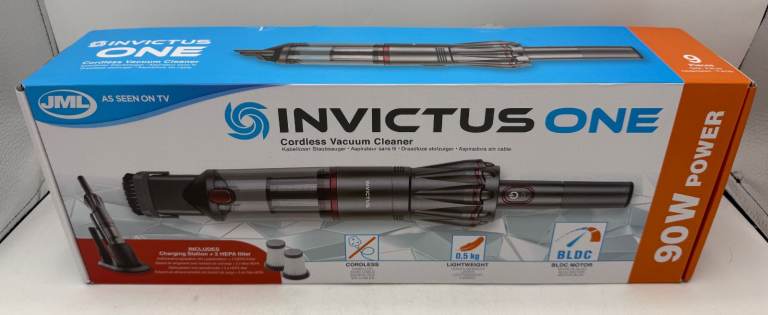 JML INVICTUS ONE Cordless Handheld Vacuum Cleaner - EX DISPLAY