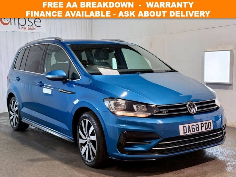 2018 68 VOLKSWAGEN TOURAN 1.5 TSI EVO R-LINE MPV 5DR PETROL MANUAL EURO 6 (S/S) 
