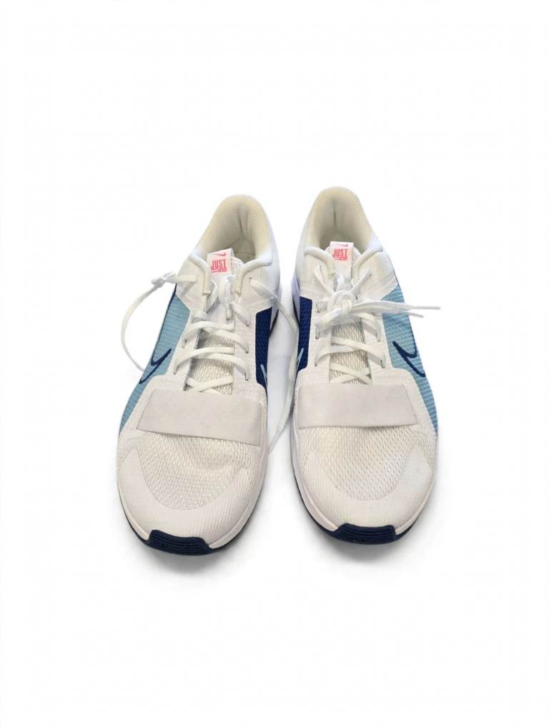 Nike Trainers – White and Blue, Good Condition