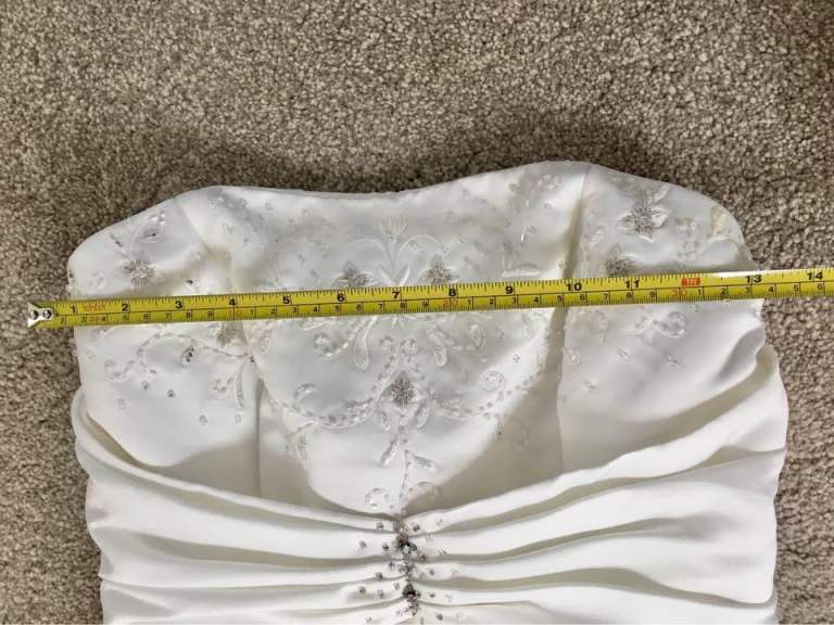 Margaret Lee Wedding Dress Ivory Size UK 12