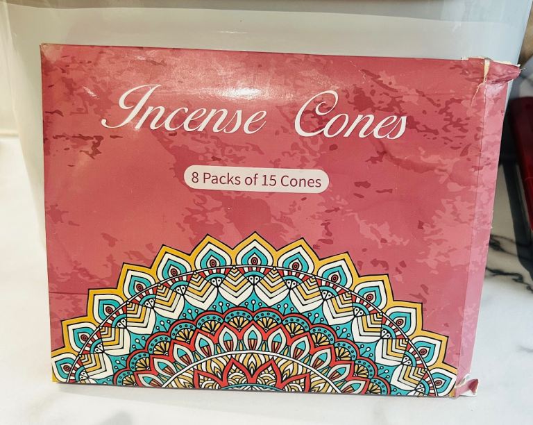 Incense cones - has been opened