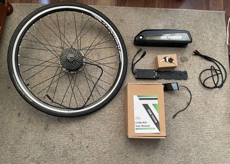 Yose Power E-Bike Conversion Kit with Rear Wheel – New